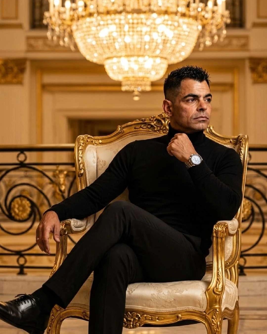 DY Estilo — sofá de couro preto e branco